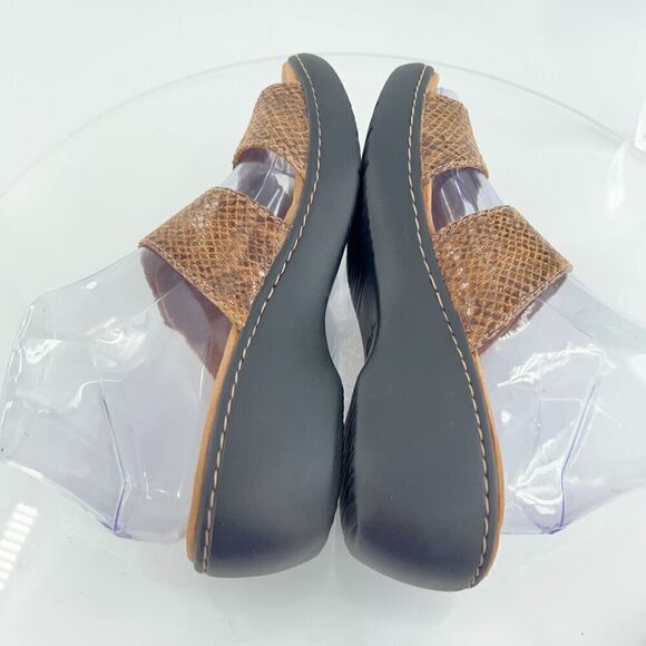 Clarks Women's Delana Fenela Sandal Size 8 Strappy Slide  Leather Casual Shoe - Picture 11 of 14